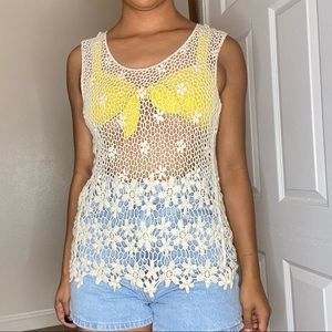 Flower Beach Cover Up